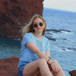 Sandro sky blue woman’s tshirt